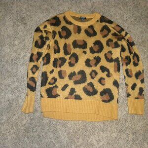 Women Size Medium - Gold Print Pullover Sweater by Concepts